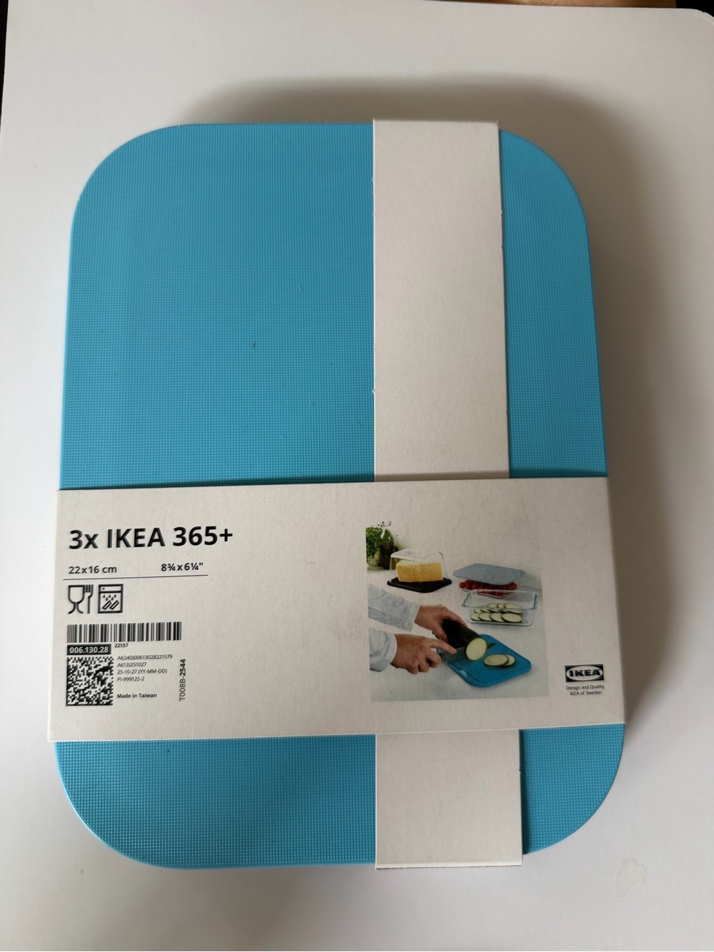 IKEA Various Blue Color Textured Cutting Boards - Set of 3 - NWT
